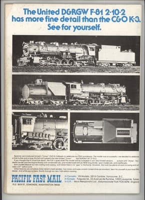 Model Railroader Oct 1978 Elevated Rapid Transit Lines Magazine - Thumbnail 2