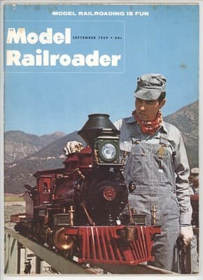 Model Railroader September 1969 Model Railroading Fun Magazine - Image 1