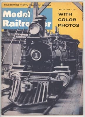 Model Railroader January 1964 Celebrating Thirty Years Magazine - Image 1