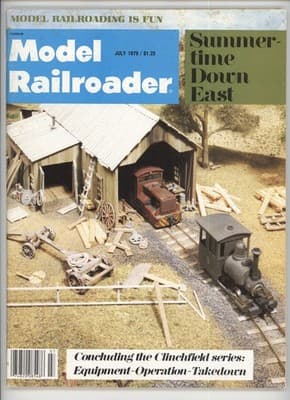 Model Railroader July 1979 Summertime Down East Magazine - Image 1