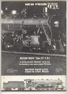 Model Railroader December 1972 Train Engine Mountain Scene Magazine - Thumbnail 2