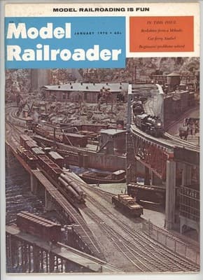 Model Railroader January 1970 Berkshire Mikado Car Ferry Magazine - Image 1