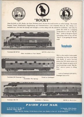 Model Railroader February 1968 Diamond Salt Route Magazine - Thumbnail 2