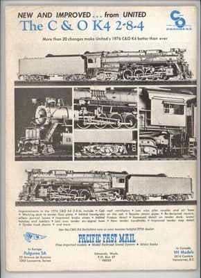 Model Railroader December 1976 Crooked Mountain Lines Magazine - Thumbnail 2