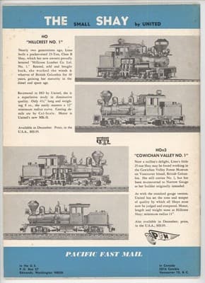Model Railroader November 1967 Wheels Magazine - Thumbnail 2