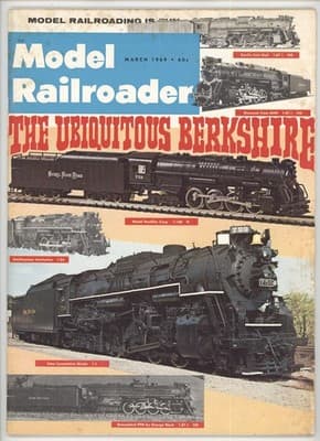Model Railroader March 1969 The Ubiquitous Berkshire Magazine - Image 1