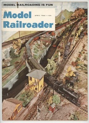 Model Railroader April 1968 Model Railroading Is Fun Magazine - Image 1