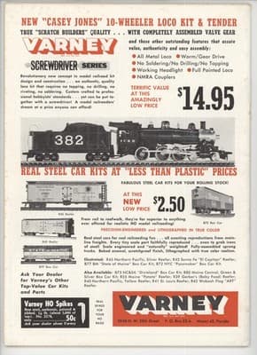 Model Railroader November 1959 U.P. Challenger Fold-Out Plan Magazine - Thumbnail 2