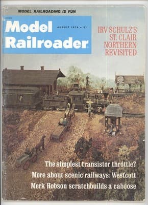 Model Railroader August 1976 St. Clair Northern Model Railroad Magazine - Image 1