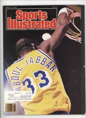 Sports Illustrated June 22 1987 Abdul-Jabbar Lakers Magazine - Image 1