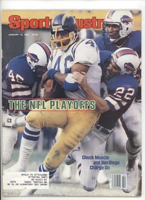 Sports Illustrated January 12, 1981 NFL Playoffs Chuck Muncie Magazine - Image 1