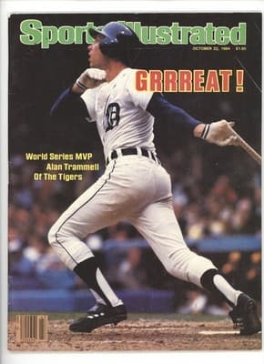 Sports Illustrated October 22, 1984 Alan Trammell World Series MVP Magazine - Image 1
