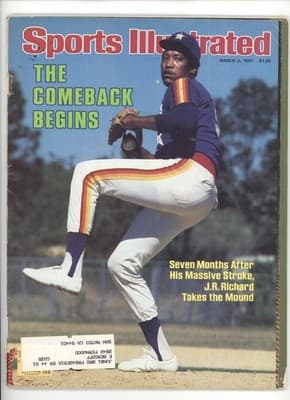 Sports Illustrated March 2, 1981 J.R. Richard Comeback Magazine - Image 1