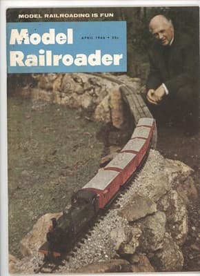 Model Railroader April 1966 Model Railroading Is Fun Magazine - Image 1