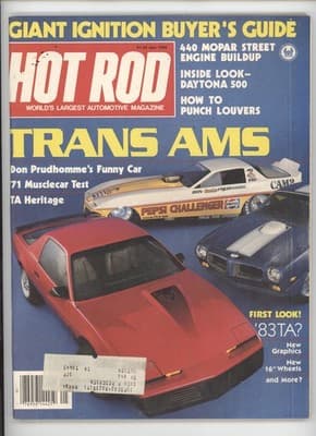 Hot Rod May 1982 TRANS AMs Giant Ignition Buyer's Guide Magazine - Image 1