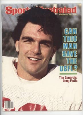 Sports Illustrated February 25, 1985 Doug Flutie USFL Magazine - Image 1