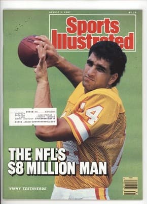 Sports Illustrated August 1987 Vinny Testaverde NFL Magazine - Image 1