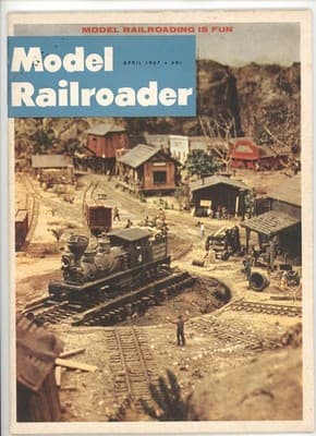 Model Railroader April 1967 Model Railroading Is Fun Magazine - Image 1
