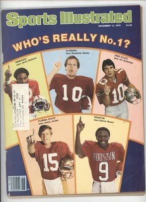Sports Illustrated November 1979 Who's Really No. 1 Football Magazine - Image 1