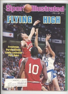 Sports Illustrated April 1986 Flying High Pervis Ellison Magazine - Image 1