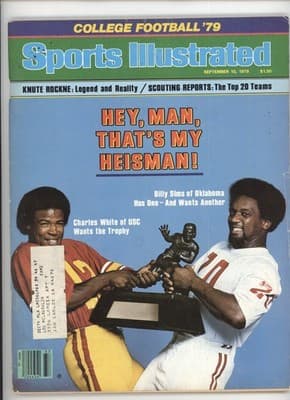 Sports Illustrated September 10, 1979 Billy Sims Charles White Heisman Magazine - Image 1