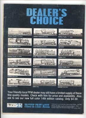 Railroad Model Craftsman October 1978 Live Steam 2-8-0 Project Magazine - Thumbnail 2