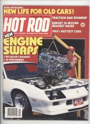 Hot Rod October 1982 Engine Swaps Camaro Car Magazine - Image 1