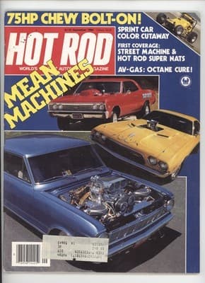 Hot Rod September 1982 75HP Chevy Bolt-On Sprint Car Magazine - Image 1