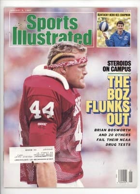 Sports Illustrated January 5, 1987 The Boz Steroids NCAA Magazine - Image 1