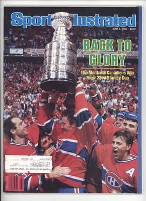Sports Illustrated June 2 1986 Montreal Canadiens Stanley Cup Magazine - Image 1