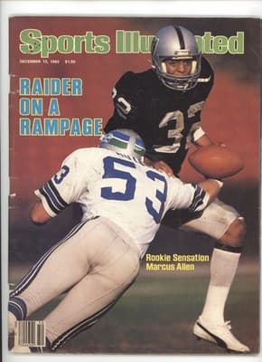 Sports Illustrated December 13, 1982 Raider on a Rampage Magazine - Image 1