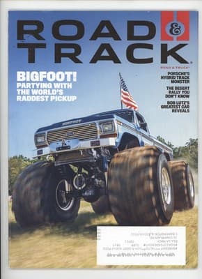 Road & Track Bigfoot! Porsche's Hybrid Track Monster Car Magazine - Image 1