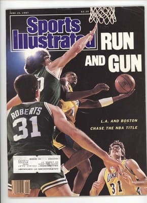 Sports Illustrated June 15 1987 Run and Gun NBA Magazine - Image 1