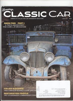 Hemmings Classic Car June 2023 Cord L-29 Brougham Magazine - Image 1
