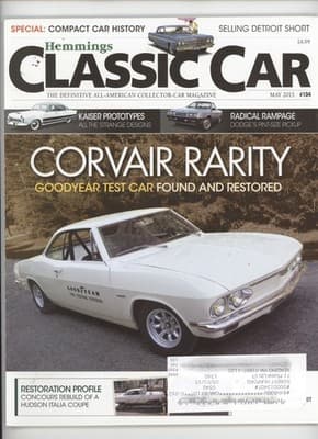 Hemmings Classic Car May 2013 Compact Car History Magazine - Image 1