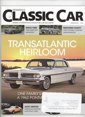 Hemmings Classic Car March 2023 Pontiac Bonneville Magazine - Image 1
