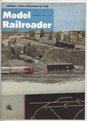 Model Railroader January 1967 Model Railroading Is Fun Magazine - Image 1