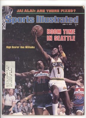 Sports Illustrated June 1979 Gus Williams Seattle Supersonics NBA Magazine - Image 1