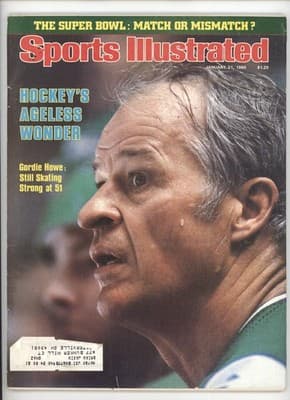 Sports Illustrated January 21, 1980 Gordie Howe Hockey Magazine - Image 1