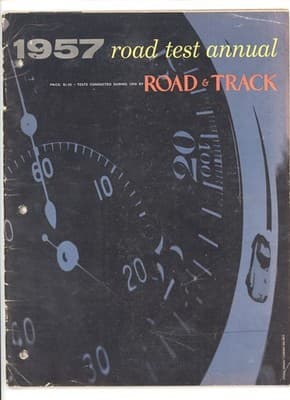 Road & Track 1957 Road Test Annual Car Magazine - Image 1