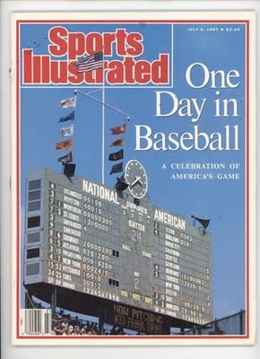 Sports Illustrated July 6, 1987 One Day in Baseball Magazine - Image 1