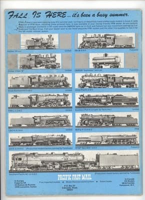 Railroad Model Craftsman October 1976 Conrail Fold-Out Drawing Magazine - Thumbnail 2