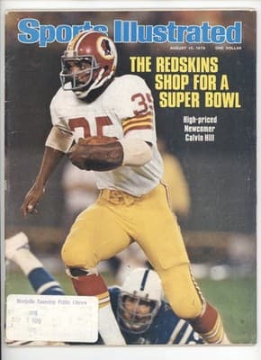 Sports Illustrated August 15, 1976 Washington Redskins Calvin Hill - Image 1