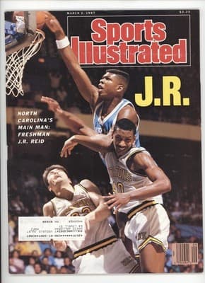 Sports Illustrated March 2, 1987 J.R. Reid North Carolina Basketball Magazine - Image 1