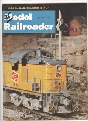 Model Railroader July 1966 Milwaukee Union Terminal Magazine - Image 1