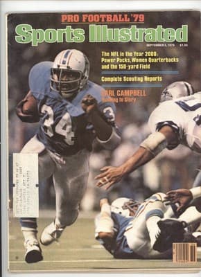 Sports Illustrated September 3 1979 NFL Predictions Earl Campbell - Image 1