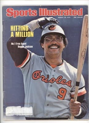 Sports Illustrated August 30 1976 Reggie Jackson Baseball Magazine - Image 1