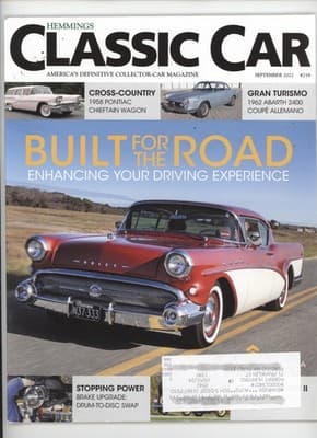 Hemmings Classic Car September 2022 Pontiac Abarth Magazine - Image 1