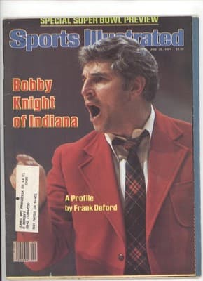 Sports Illustrated January 1981 Bobby Knight Indiana Magazine - Image 1