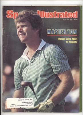 Sports Illustrated April 20, 1981 Master Tom Watson Wins at Augusta Magazine - Image 1